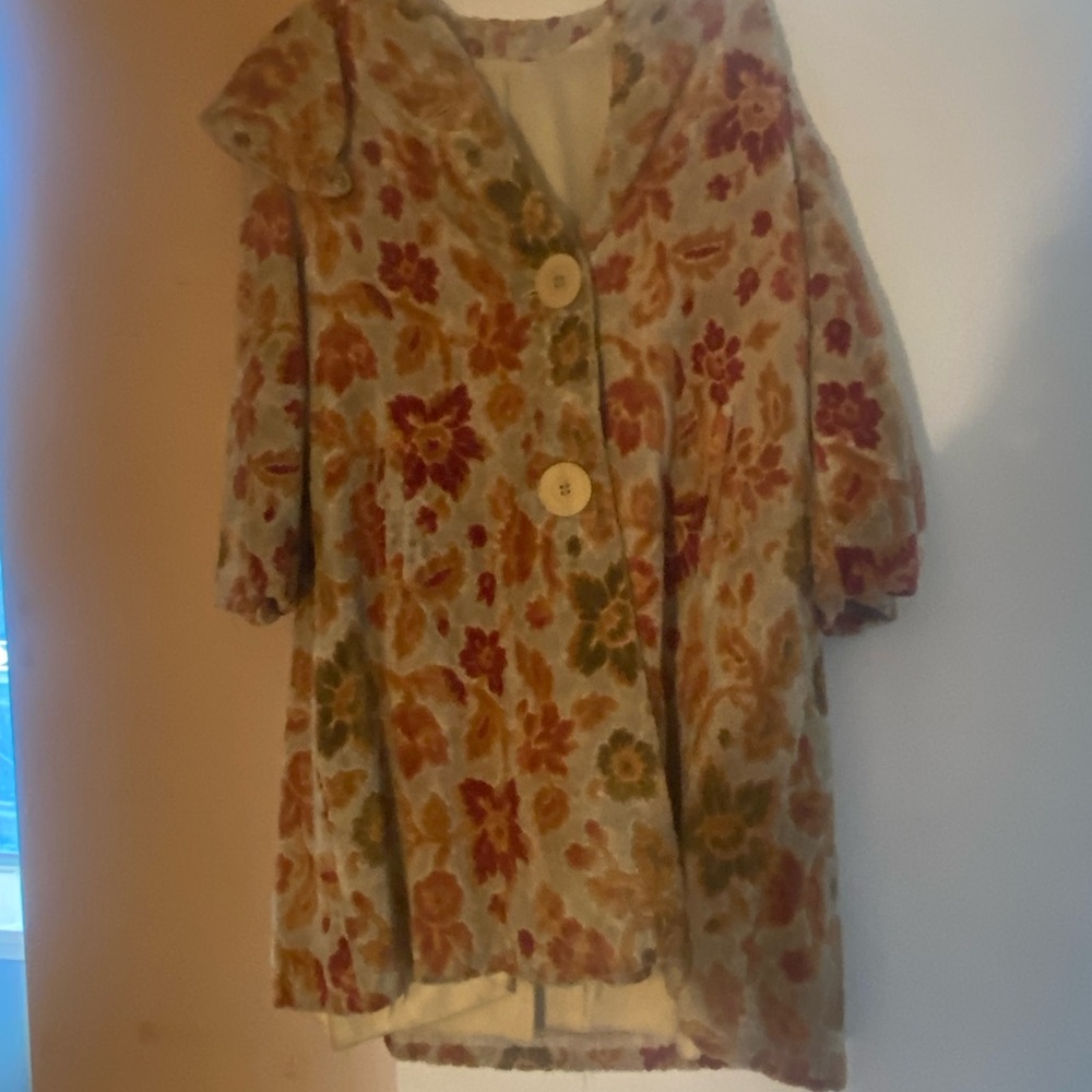 Vintage carpet coat